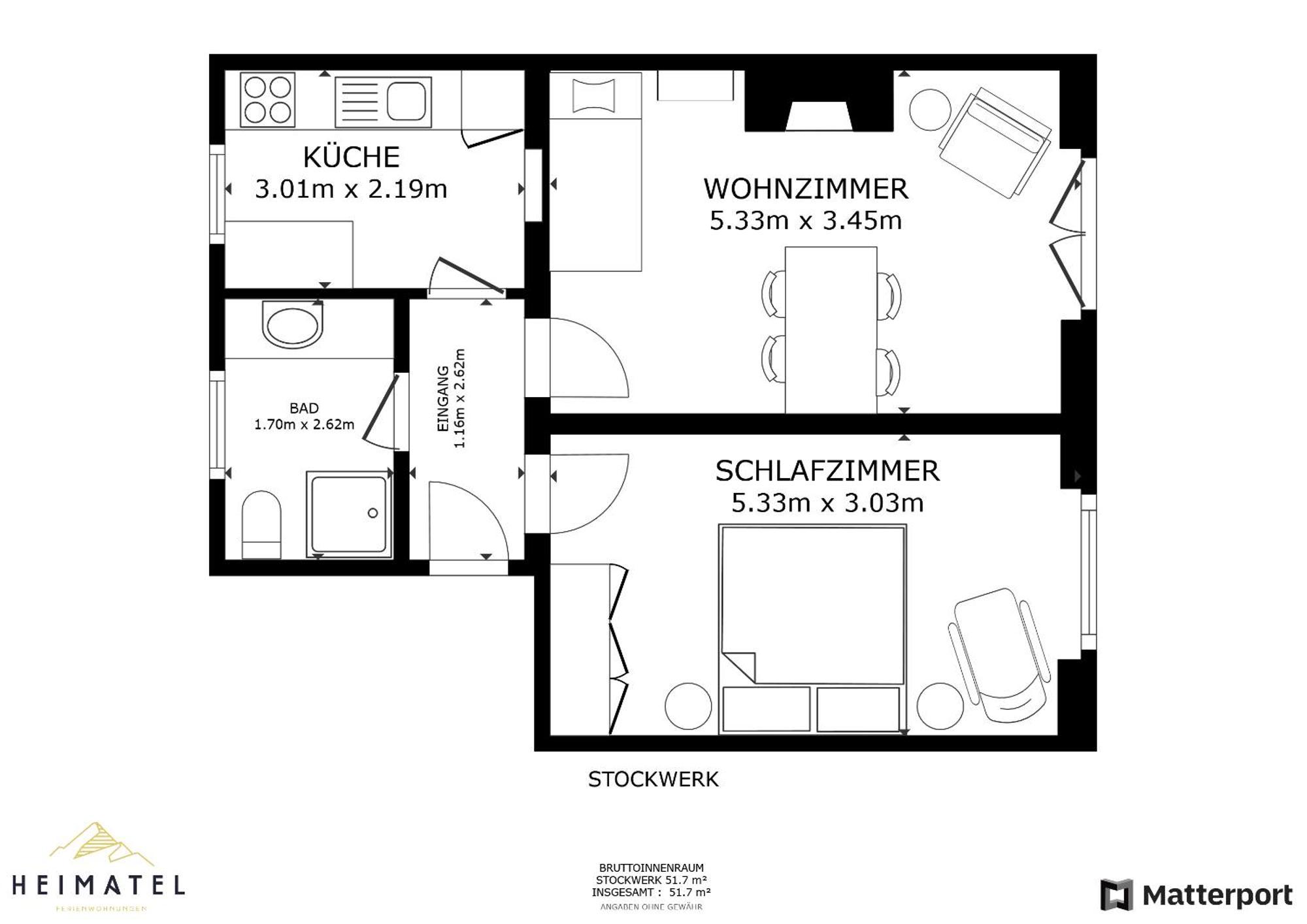 Heimatel - Bluemele Apartment Scheidegg